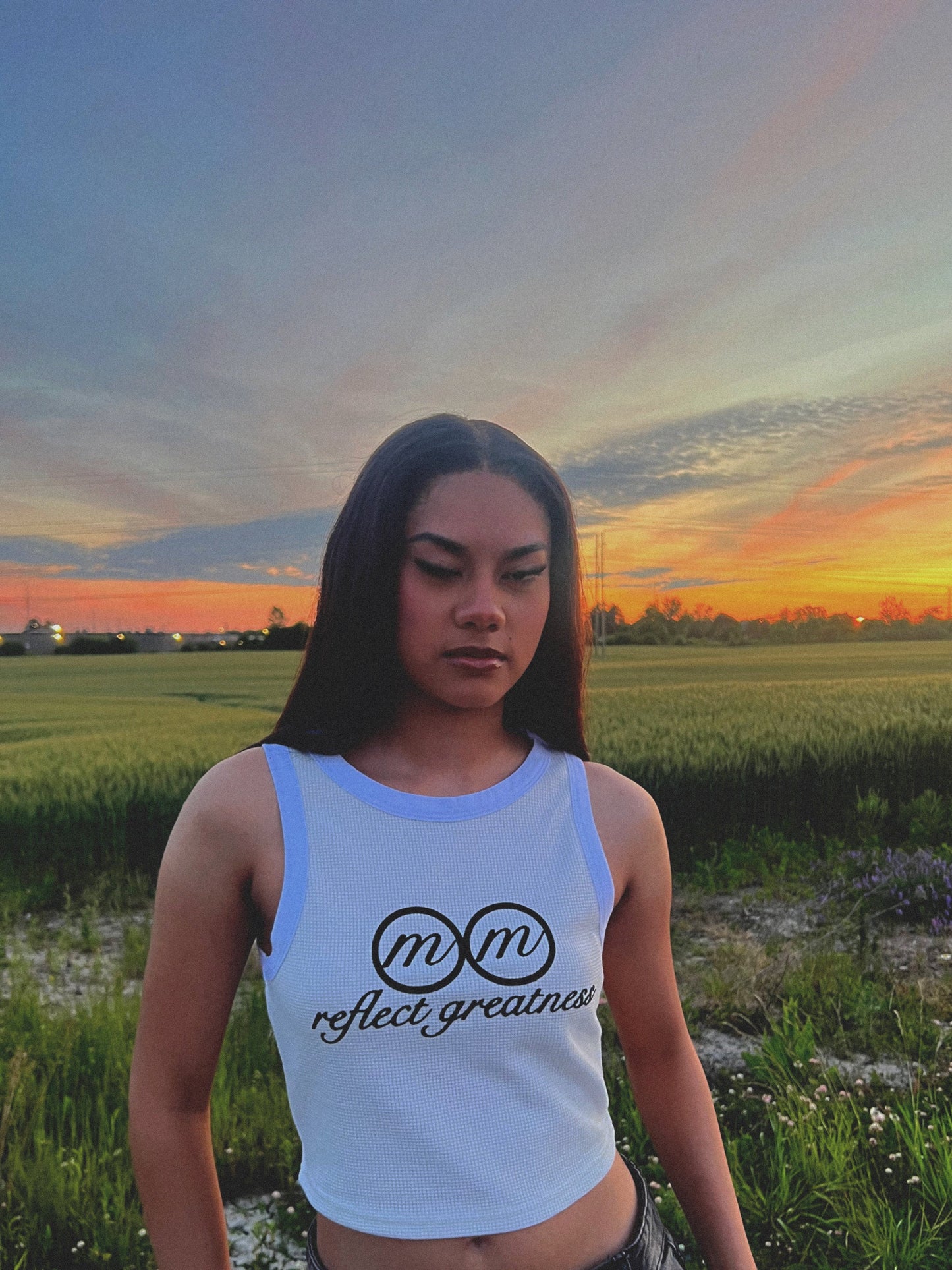 “TWIN-M” TANK - IVORY WHITE
