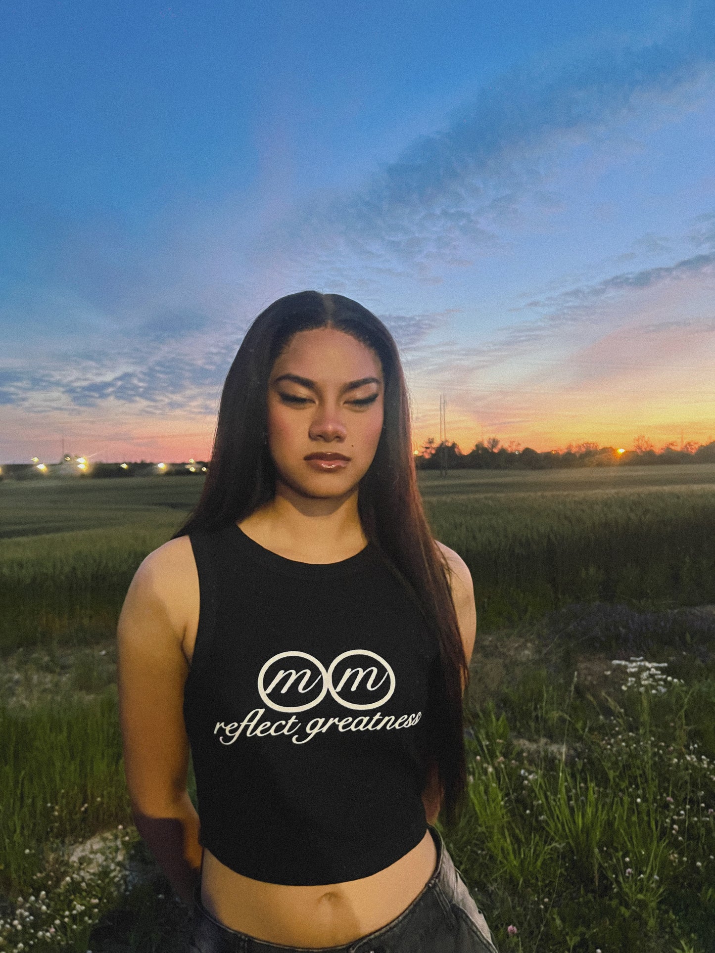 “TWIN-M” TANK  - BLACK